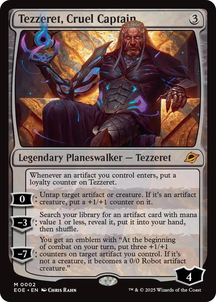 Tezzeret, Cruel Captain - Edge of Eternities (EOE) NM
