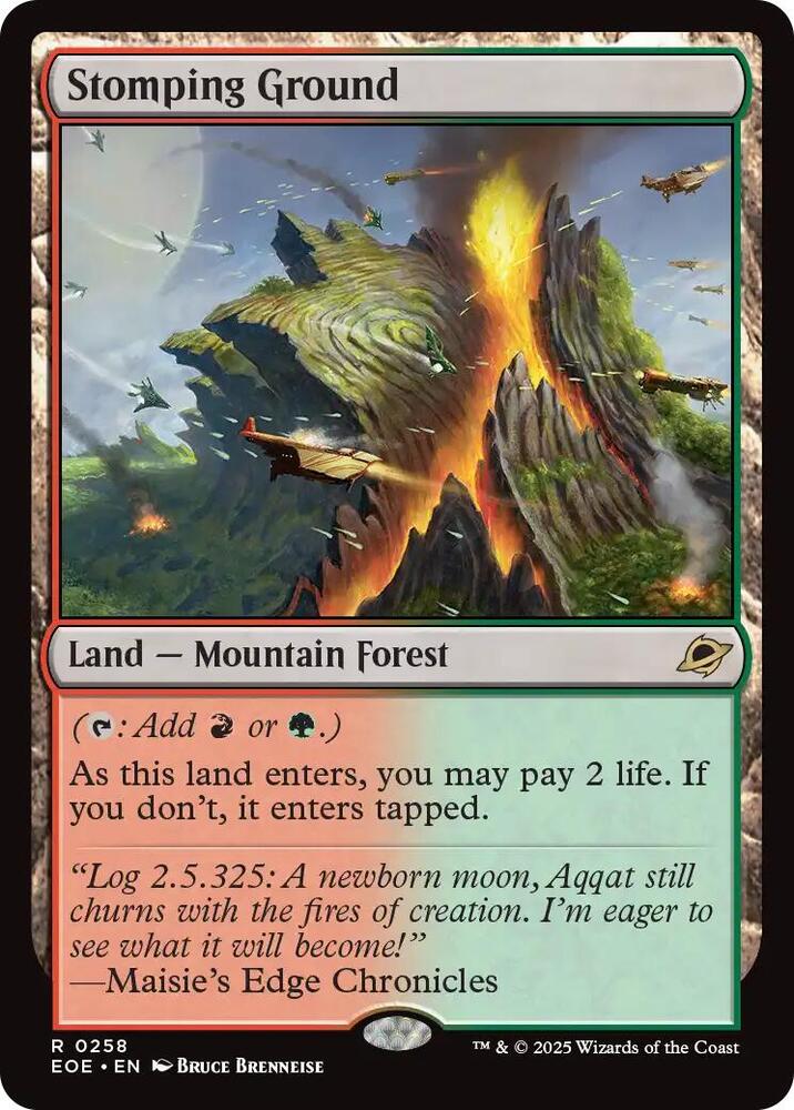Stomping Ground - Edge of Eternities (EOE) NM *FOIL*