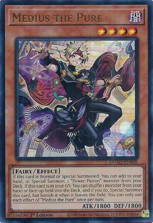 Medius the Pure - Duelist's Advance (DUAD) NM