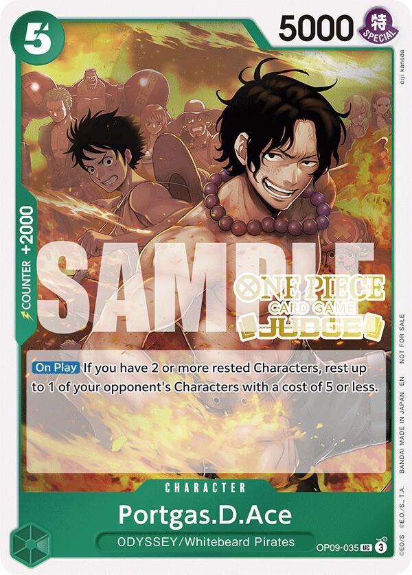 Portgas.D.Ace (Judge Pack Vol. 6) - One Piece Promotion Cards (OP-PR) LP *FOIL*