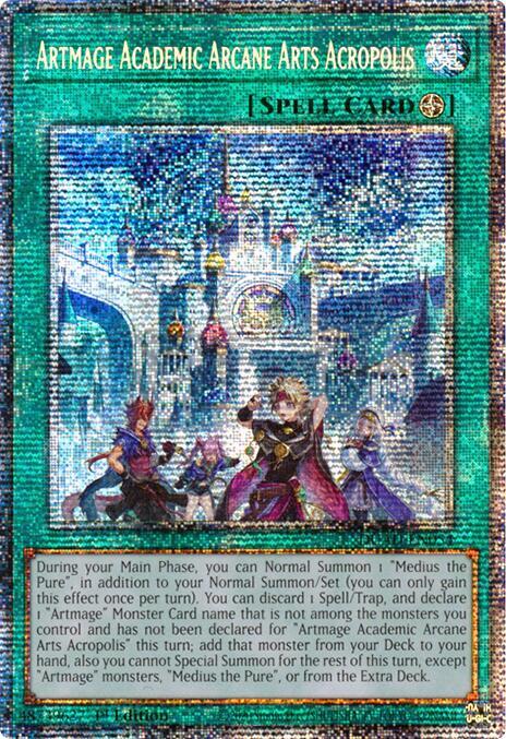 Artmage Academic Arcane Arts Acropolis (Starlight Rare) - Duelist's Advance (DUAD) NM