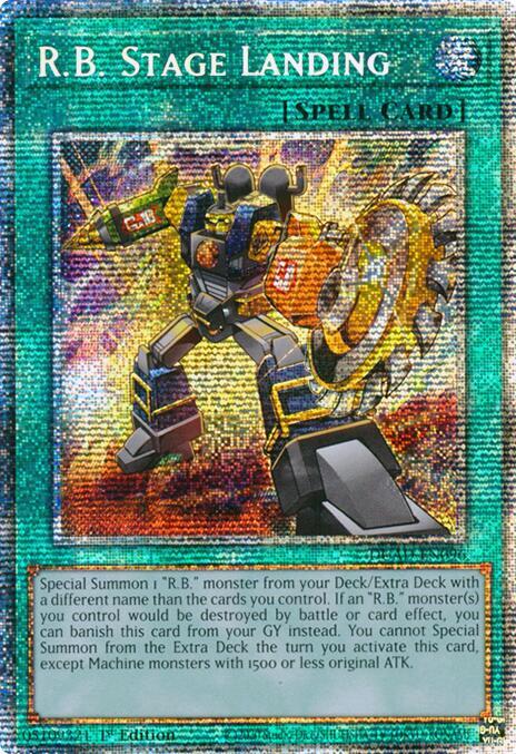 R.B. Stage Landing (Starlight Rare) - Duelist's Advance (DUAD) NM