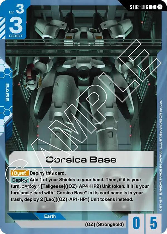 Corsica Base - Starter Deck 02: Wings of Advance (ST02) NM