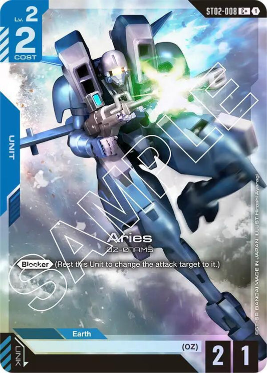 Aries (C+) - Starter Deck 02: Wings of Advance (ST02) NM *FOIL*