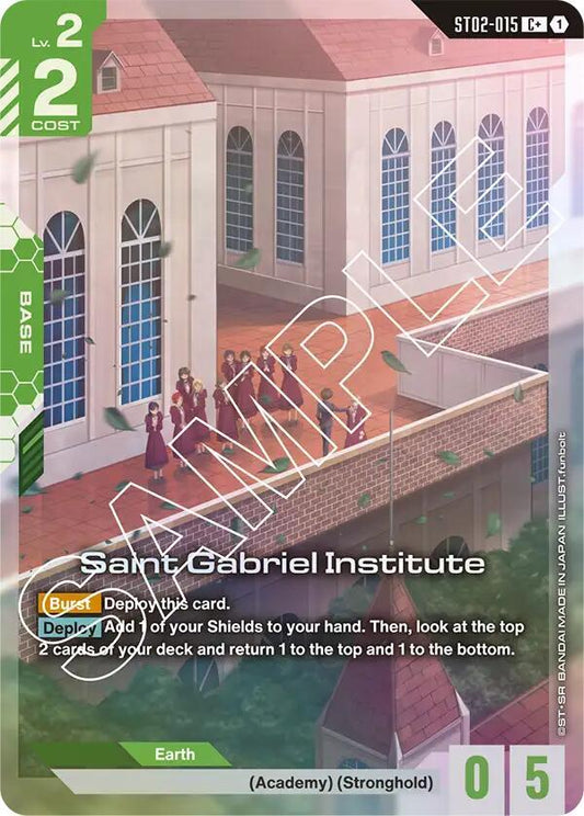 Saint Gabriel Institute (C+) - Starter Deck 02: Wings of Advance (ST02) NM *FOIL*