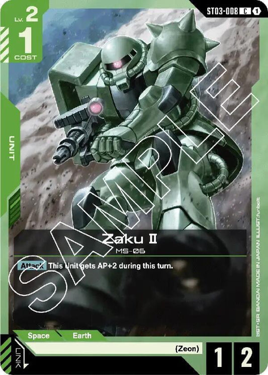 Zaku II - Starter Deck 03: Zeon's Rush (ST03) NM