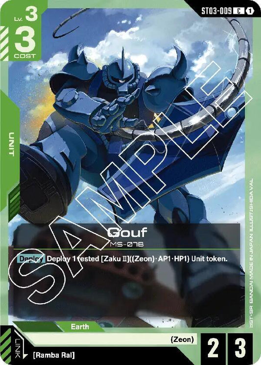 Gouf - Starter Deck 03: Zeon's Rush (ST03) NM