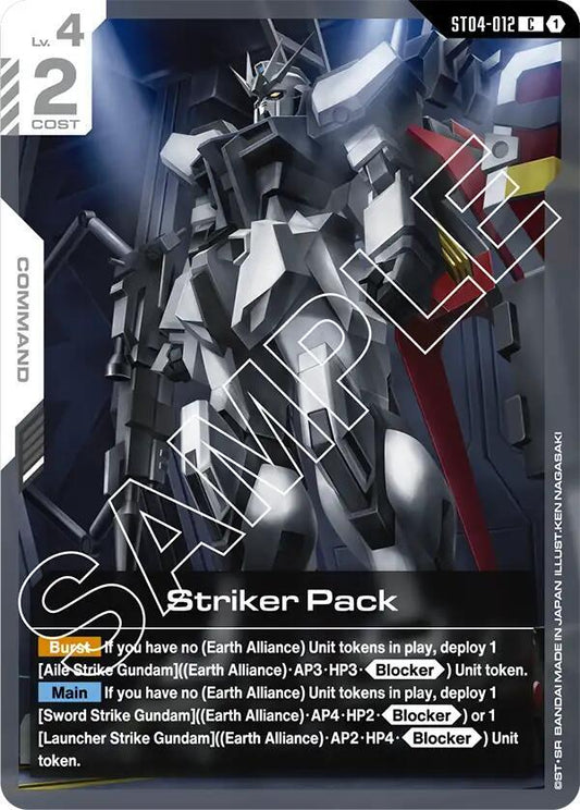 Striker Pack - Starter Deck 04: SEED Strike (ST04) NM