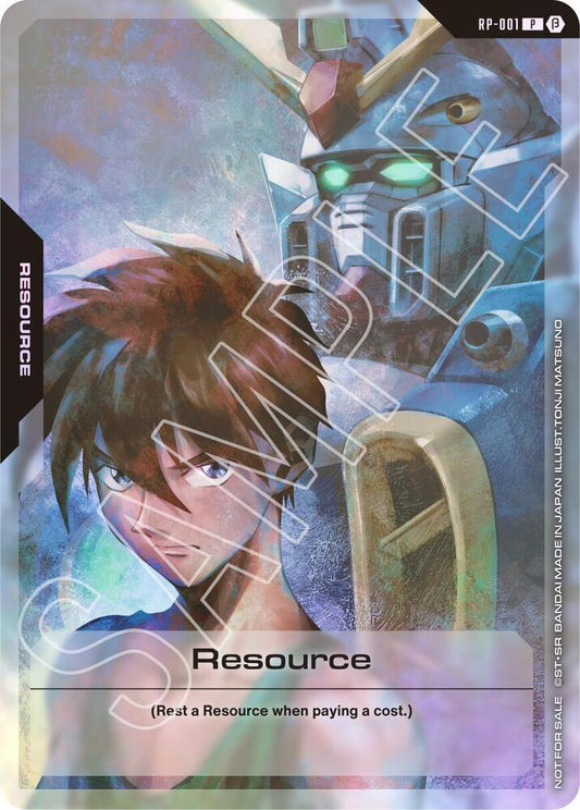 Resource (RP-001) (Mobile Suit Gundam Wing) - Promotional Resource Tokens (RP) NM *FOIL*