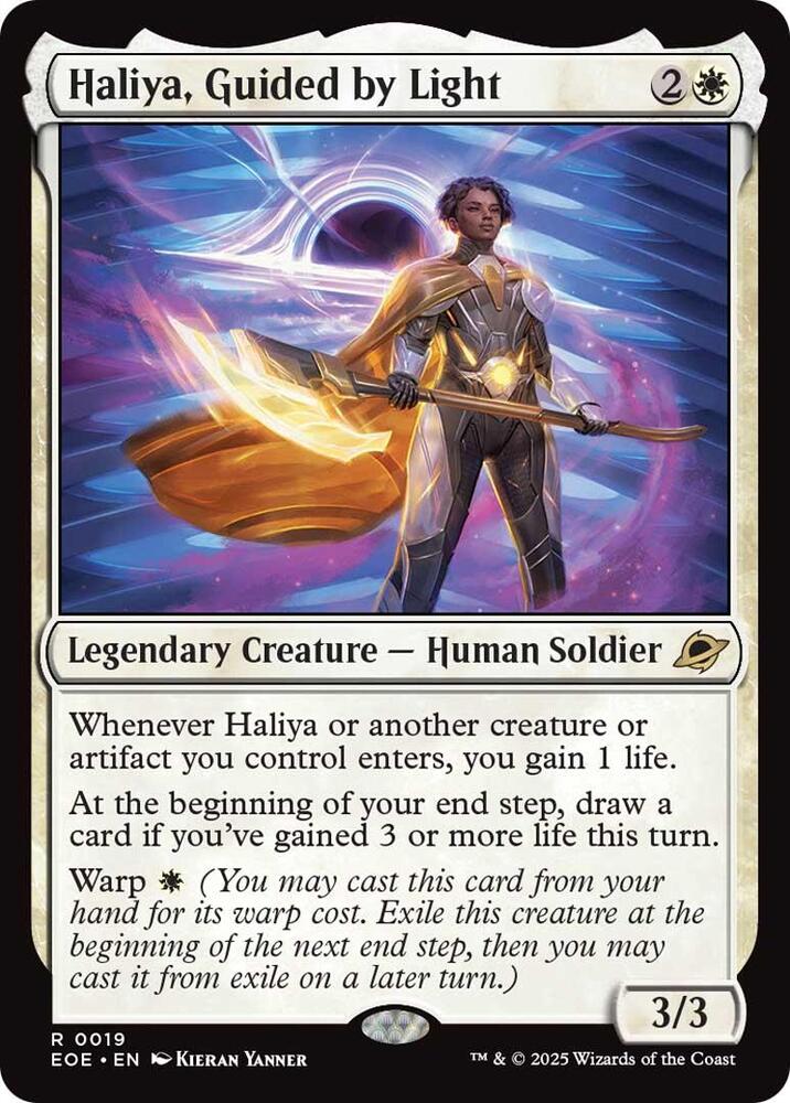 Haliya, Guided by Light - Edge of Eternities (EOE) NM *FOIL*