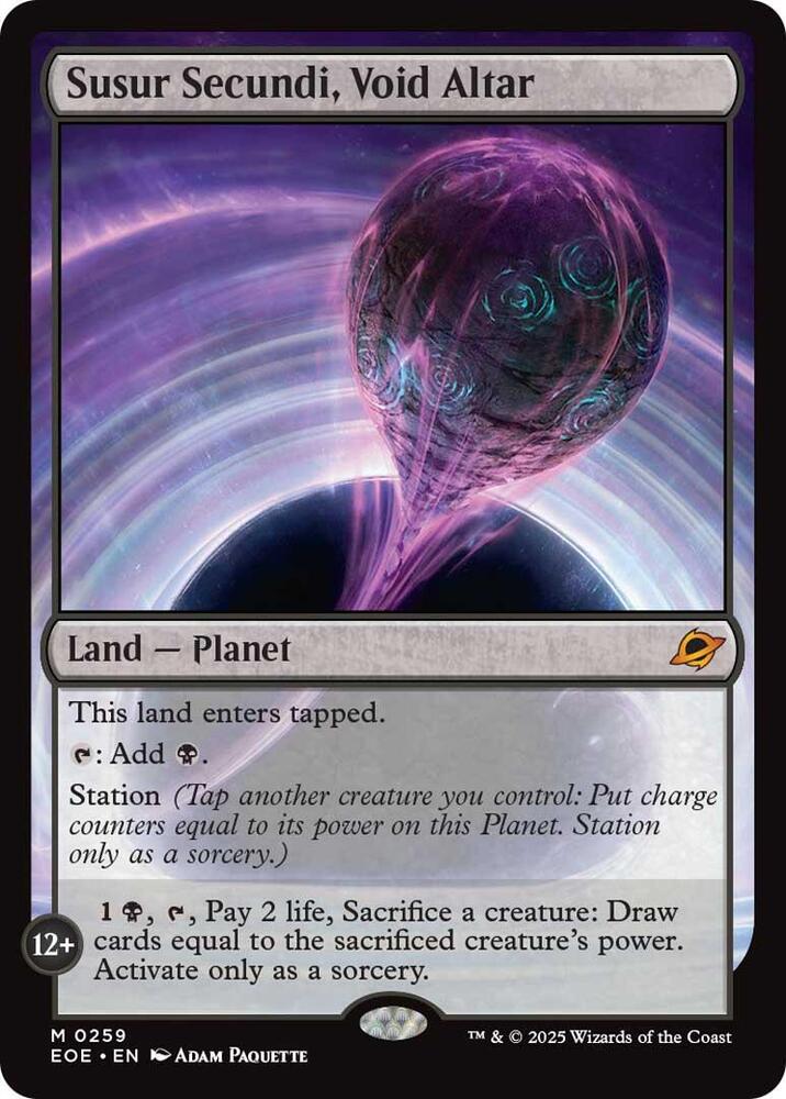 Susur Secundi, Void Altar - Edge of Eternities (EOE) NM *FOIL*