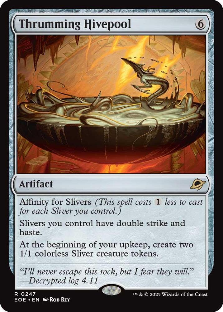 Thrumming Hivepool - Edge of Eternities (EOE) NM *FOIL*