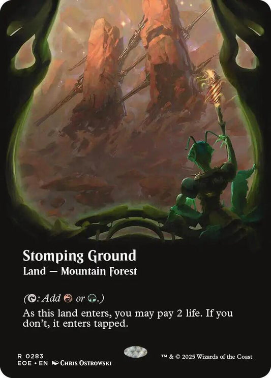 Stomping Ground (Borderless) - Edge of Eternities (EOE) NM