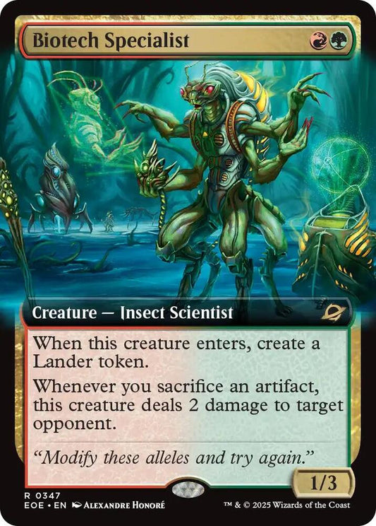 Biotech Specialist (Extended Art) - Edge of Eternities (EOE) NM *FOIL*