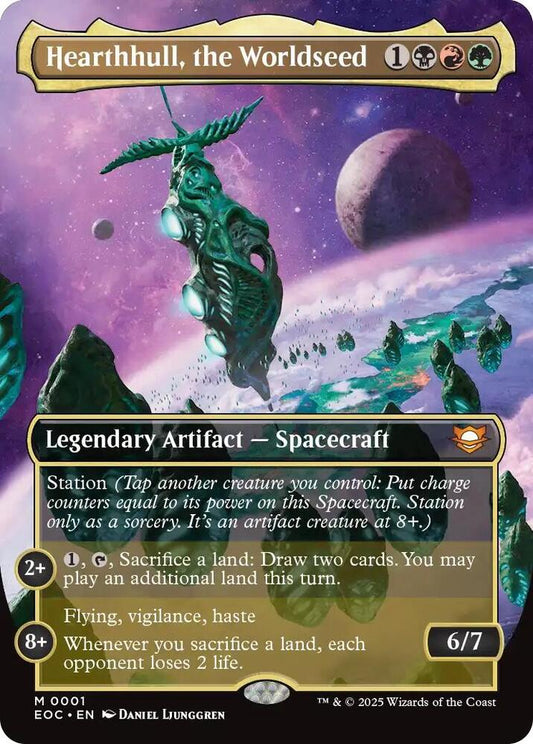 Hearthhull, the Worldseed (Borderless) - Commander: Edge of Eternities (EOC) LP