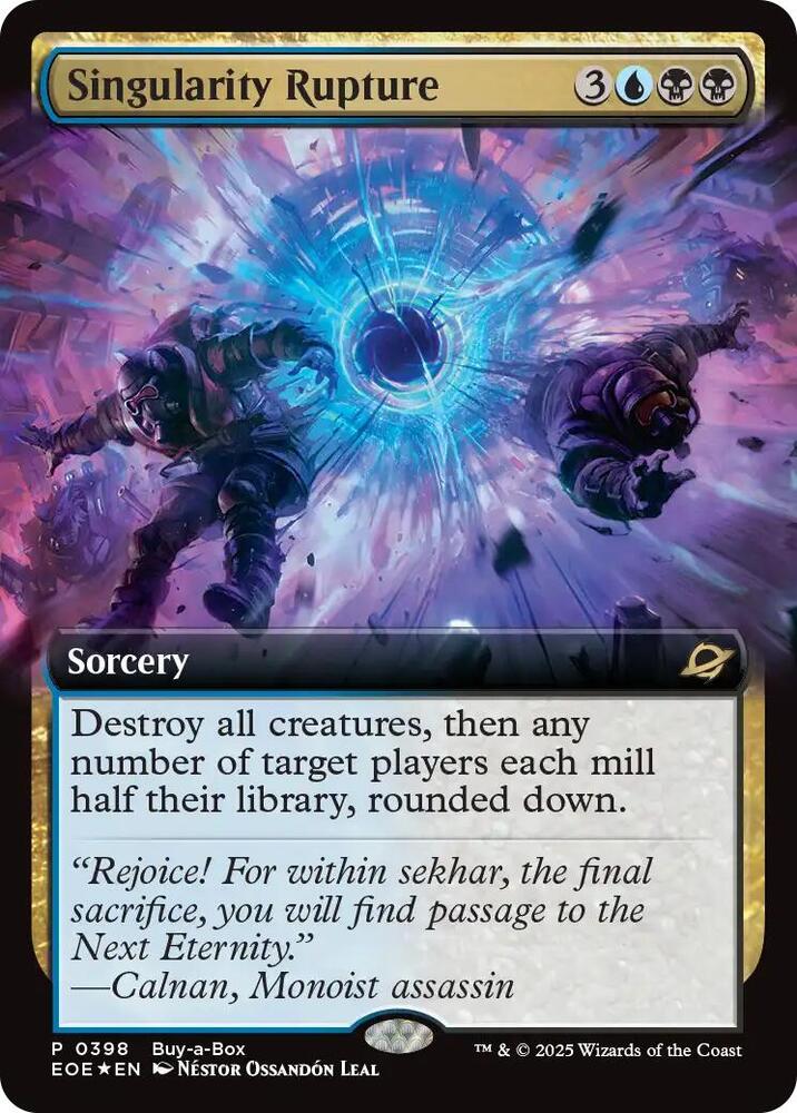 Singularity Rupture (Extended Art) - Buy-A-Box Promos (BABP) NM *FOIL*
