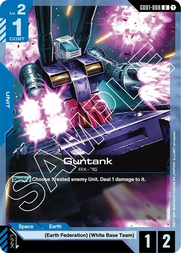 Guntank - Newtype Rising (GD01) NM