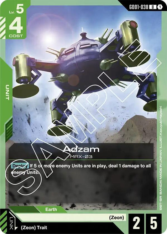 Adzam - Newtype Rising (GD01) NM
