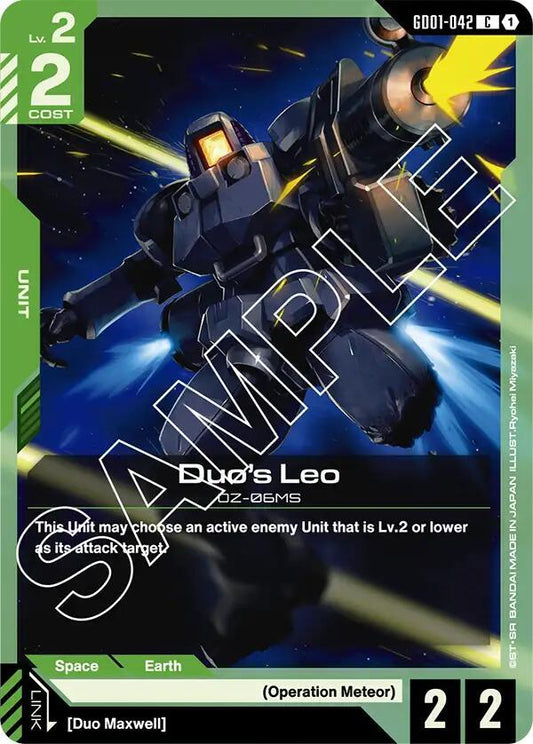 Duo's Leo - Newtype Rising (GD01) NM