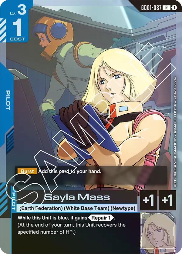 Sayla Mass - Newtype Rising (GD01) NM *FOIL*