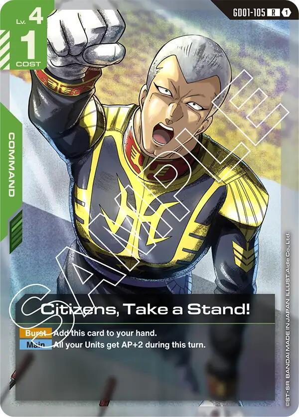 Citizens, Take a Stand! - Newtype Rising (GD01) Newtype Rising