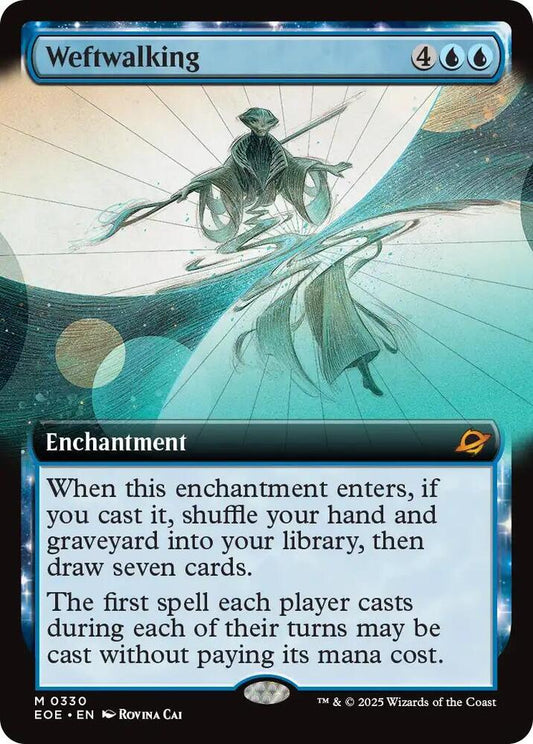 Weftwalking (Extended Art) - Edge of Eternities (EOE) NM *FOIL*