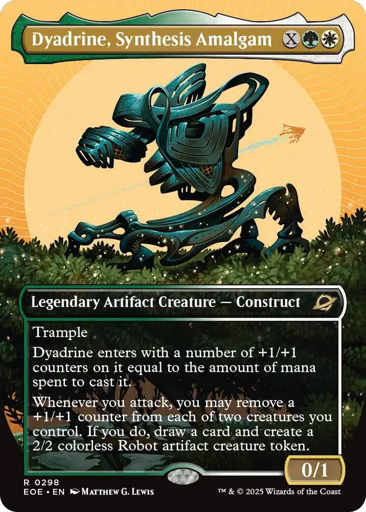 Dyadrine, Synthesis Amalgam (Borderless) - Edge of Eternities (EOE) NM *FOIL*
