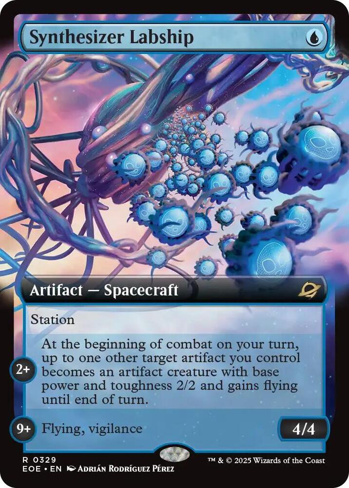 Synthesizer Labship (Extended Art) - Edge of Eternities (EOE) NM