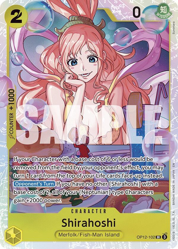 Shirahoshi - Legacy of the Master (OP12) NM *FOIL*