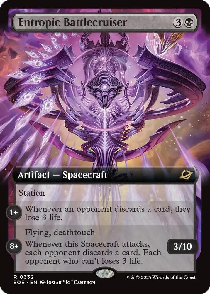 Entropic Battlecruiser (Extended Art) - Edge of Eternities (EOE) NM *FOIL*