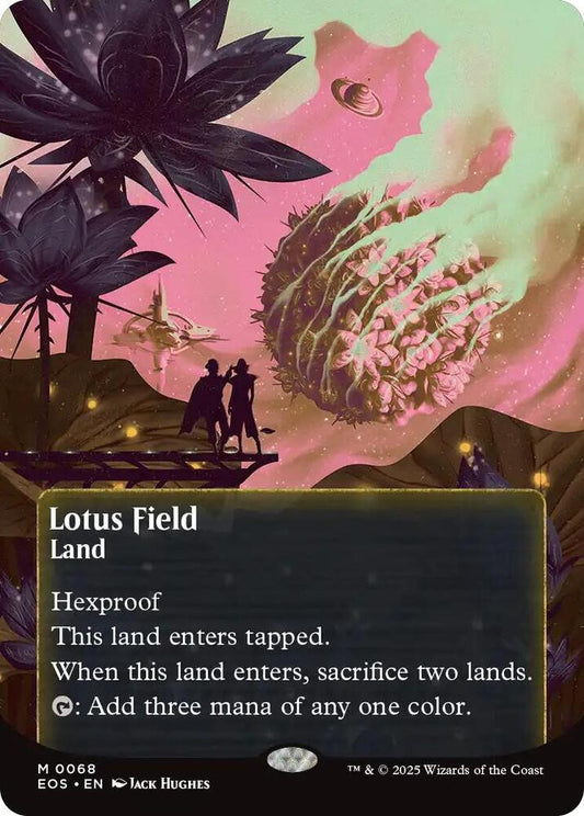 Lotus Field (0068) (Borderless) - Edge of Eternities: Stellar Sights (EOS) NM