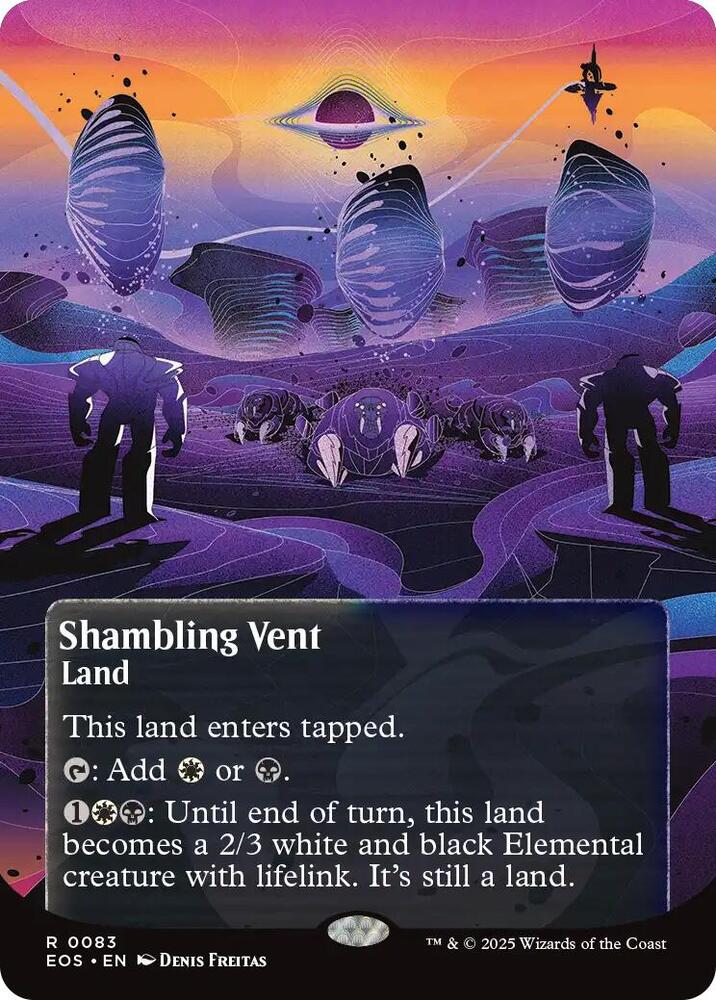 Shambling Vent (0083) (Borderless) - Edge of Eternities: Stellar Sights (EOS) NM