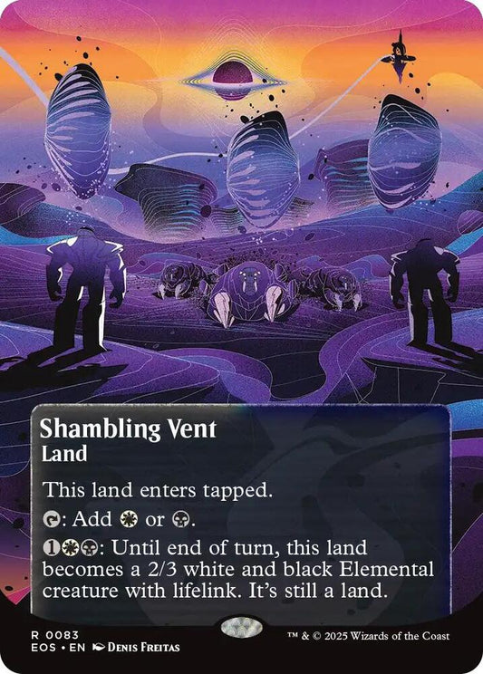 Shambling Vent (0083) (Borderless) - Edge of Eternities: Stellar Sights (EOS) NM