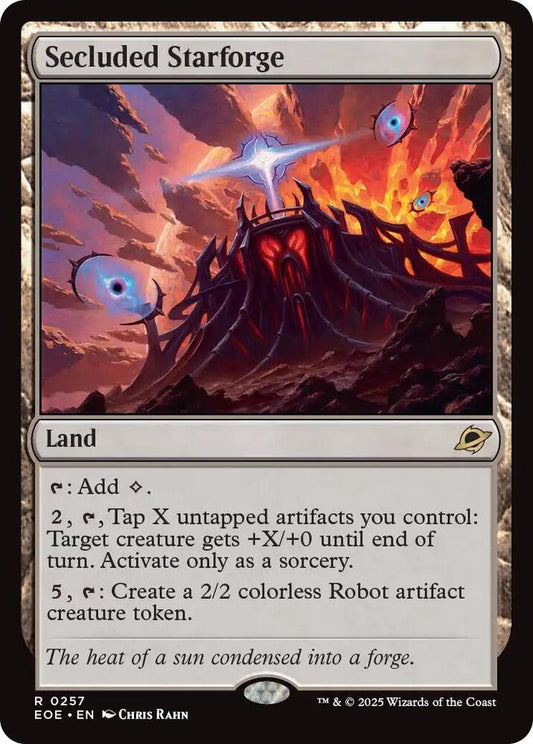 Secluded Starforge - Edge of Eternities (EOE) NM *FOIL*