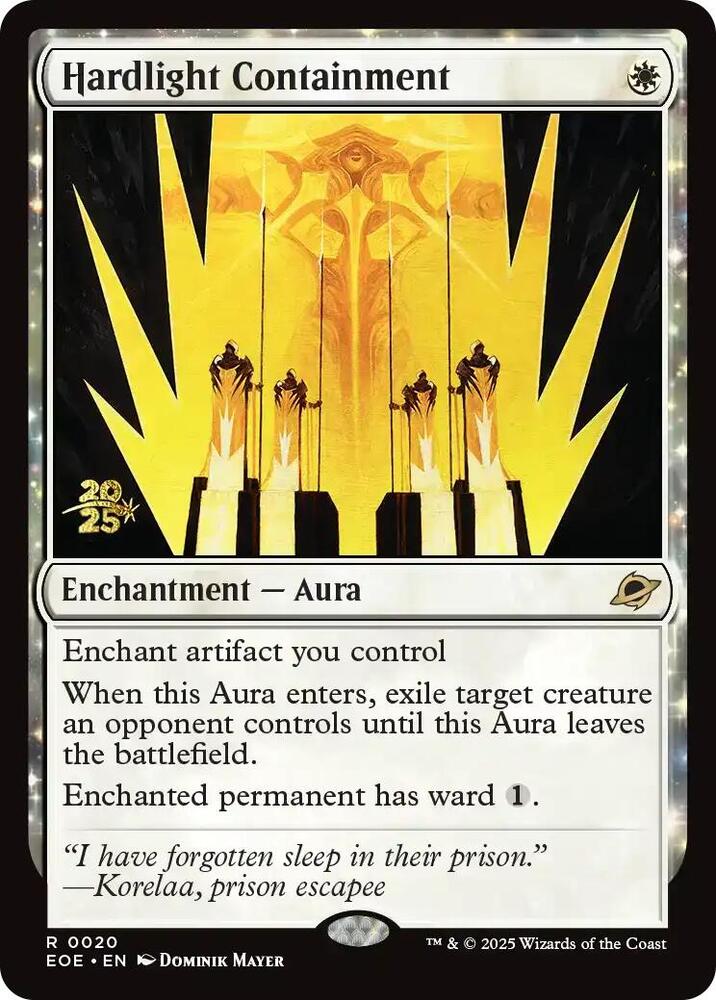Hardlight Containment - Prerelease Cards (PRE) NM *FOIL* SEALED