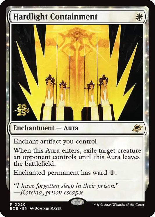 Hardlight Containment - Prerelease Cards (PRE) NM *FOIL* SEALED