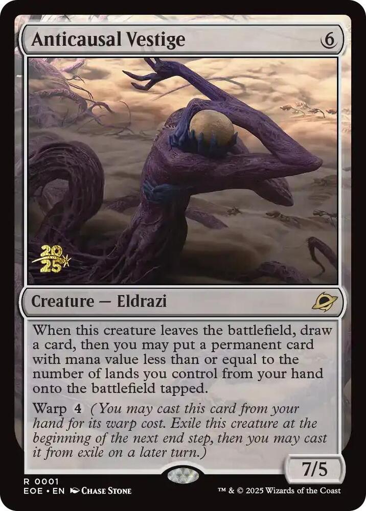 Anticausal Vestige - Prerelease Cards (PRE) NM *FOIL* SEALED