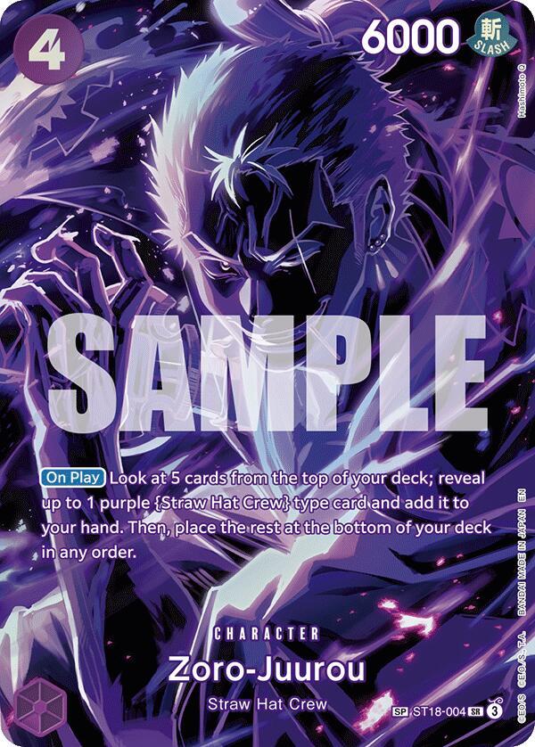 Zoro-Juurou (SP) - Legacy of the Master (OP12) NM *FOIL*