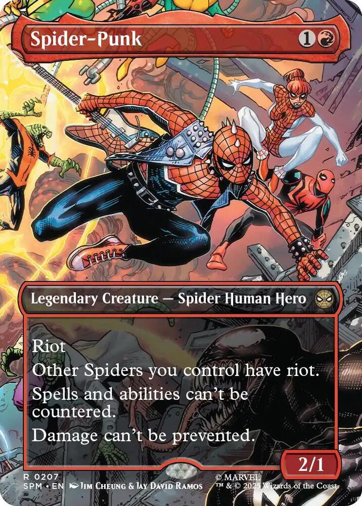 Spider-Punk (0207) (Borderless) - Marvel's Spider-Man (SPM) NM *FOIL*