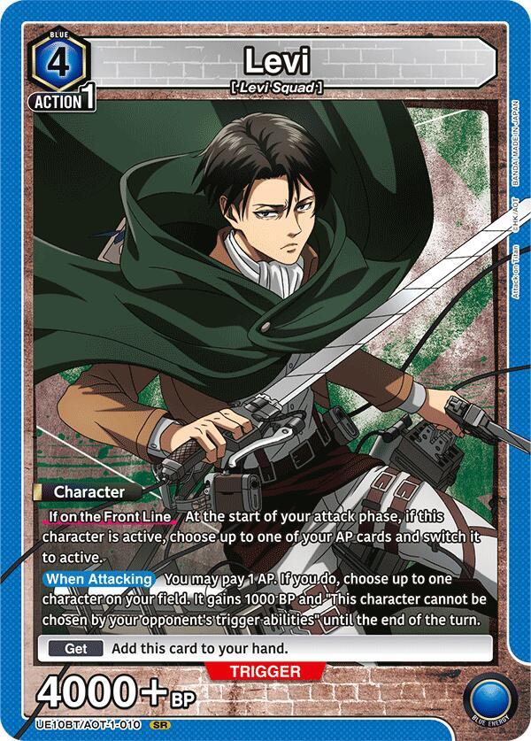 Levi (010) - UE10BT: Attack on Titan (UE10BT) NM *FOIL*