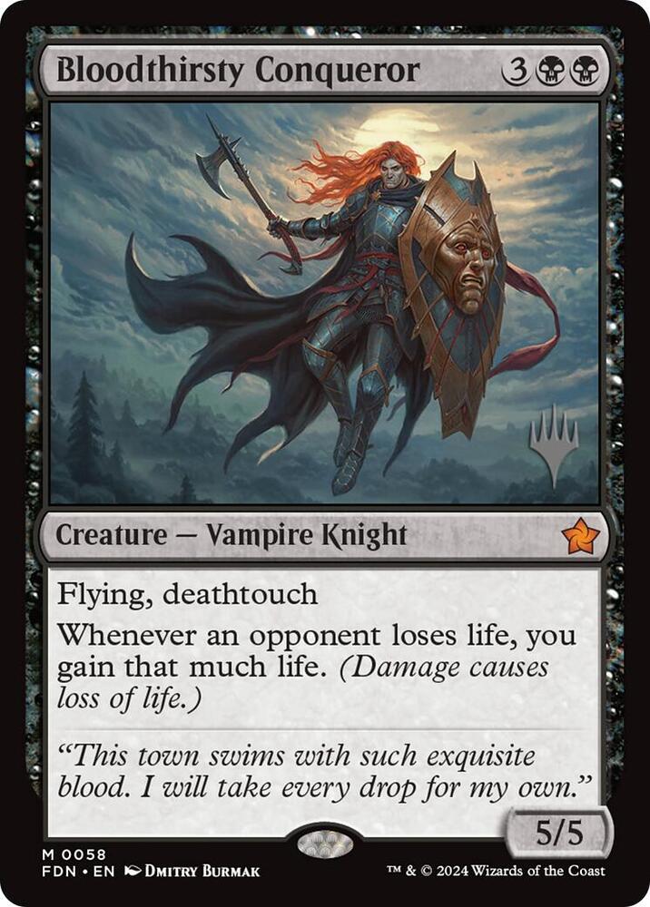 Bloodthirsty Conqueror - Promo Pack: Edge of Eternities (PPEOE) NM *FOIL*