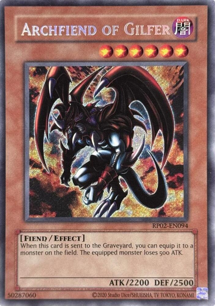 Archfiend of Gilfer - Retro Pack 2 (2020 Date Reprint) (RP02) NM