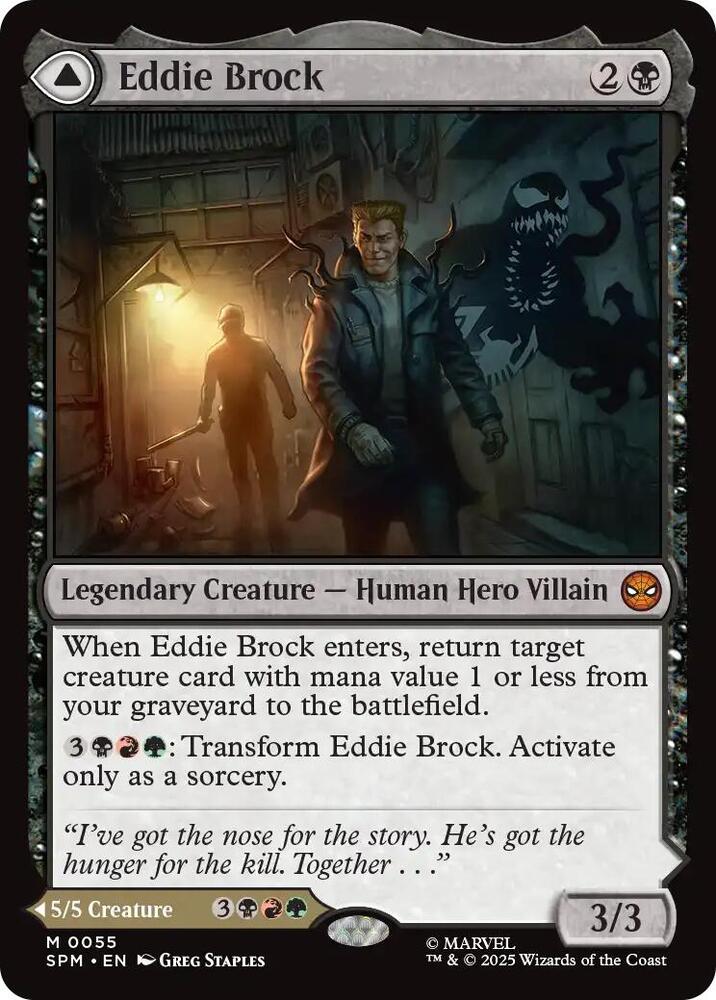 Eddie Brock - Marvel's Spider-Man (SPM) NM *FOIL*