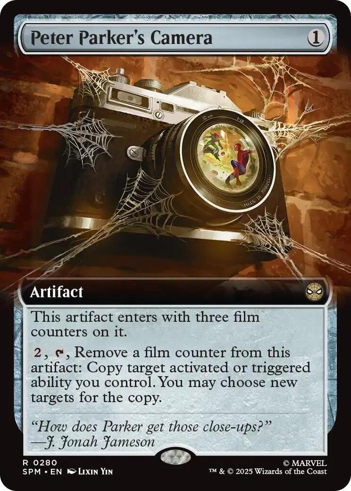 Peter Parker's Camera (Extended Art) - Marvel's Spider-Man (SPM) NM *FOIL*