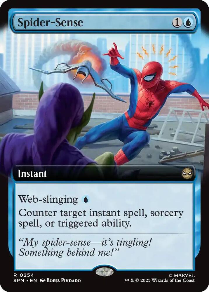 Spider-Sense (Extended Art) - Marvel's Spider-Man (SPM) NM *FOIL*