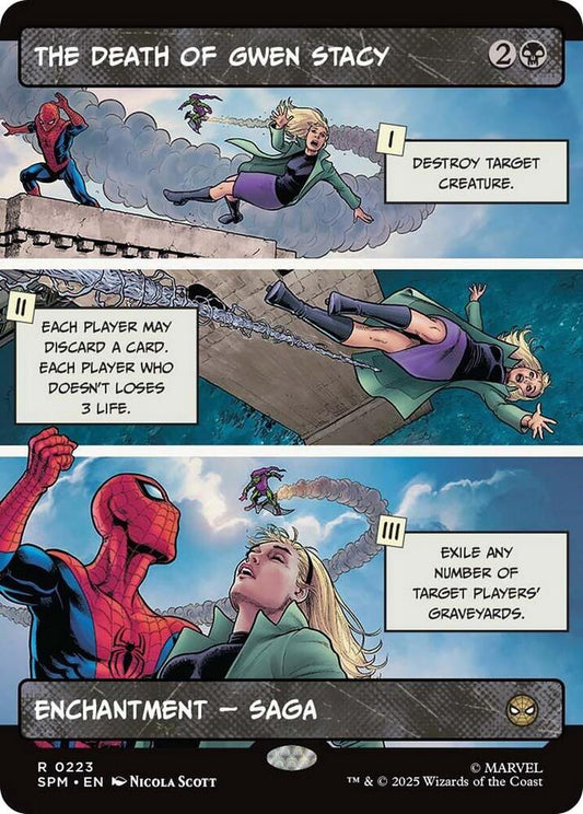 The Death of Gwen Stacy (Borderless) - Marvel's Spider-Man (SPM) NM