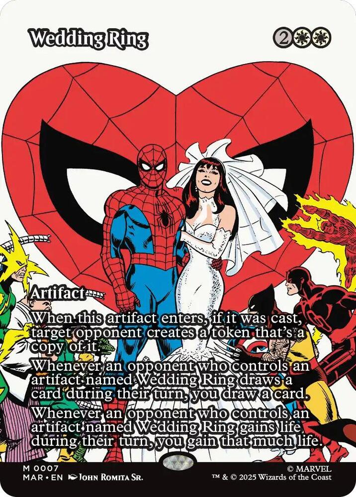 Wedding Ring (Borderless) - Marvel Universe Eternal-Legal (MAR) NM