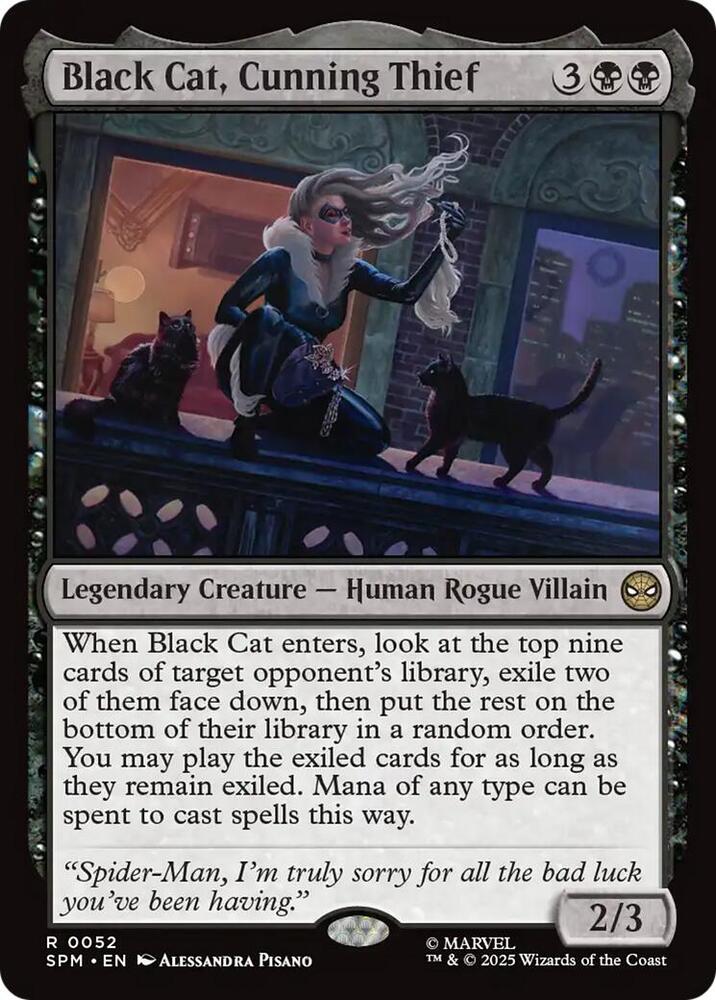 Black Cat, Cunning Thief - Marvel's Spider-Man (SPM) NM