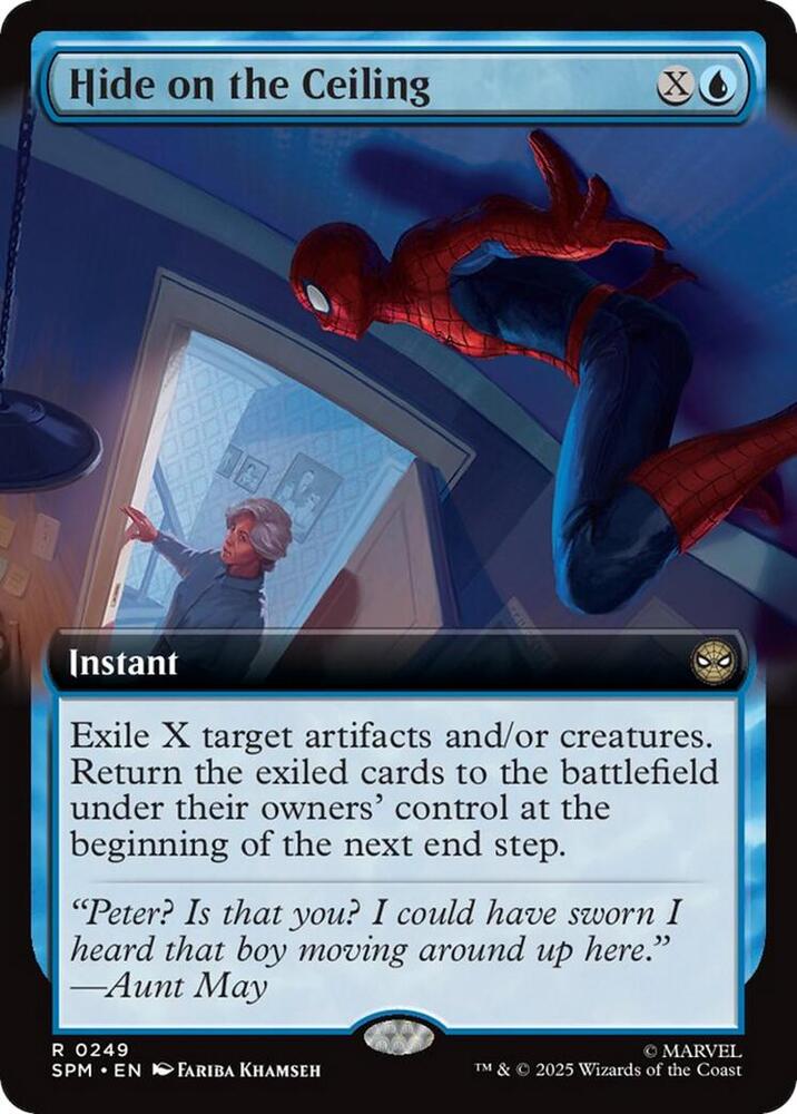 Hide on the Ceiling (Extended Art) - Marvel's Spider-Man (SPM) NM