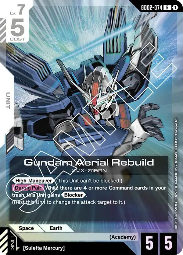 Gundam Aerial Rebuild - Dual Impact (GD02) NM *FOIL*
